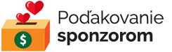 Poďakovanie sponzorom